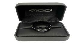 Harley-Davidson® Men's Silver Wire B&S Band Ring,