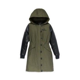North Parka with Leather Sleeves